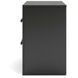 Ryderton Black and Gray 2 Drawer Nightstand