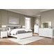 Marzoni Matte White Rectangular Dresser Mirror