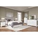 Marzoni Matte White Rectangular Dresser Mirror