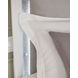 Marzoni White and Gray King Upholstered Panel Headboard and LED