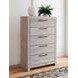Ryderton Light Gray 5 Drawer Chest