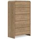 Dayella Warm Brown 5 Drawer Chest