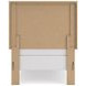 Dayella Warm Natural Brown Twin Panel Bed