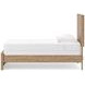 Dayella Warm Natural Brown Twin Panel Bed