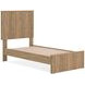 Dayella Warm Natural Brown Twin Platform Bed
