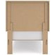 Dayella Warm Natural Brown Twin Platform Bed