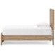 Dayella Warm Natural Brown Twin Platform Bed