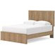 Dayella Warm Natural Brown Queen Platform Bed