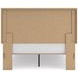 Dayella Warm Natural Brown Queen Platform Bed