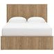Dayella Warm Natural Brown Queen Platform Bed