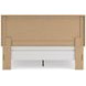 Dayella Warm Natural Brown King Panel Bed