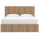 Dayella Warm Natural Brown King Panel Bed
