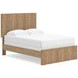 Dayella Warm Natural Brown Full Panel Bed