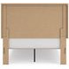 Dayella Warm Natural Brown Full Platform Bed
