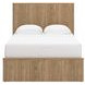 Dayella Warm Natural Brown Full Platform Bed