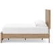 Dayella Warm Natural Brown Full Platform Bed