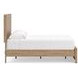 Dayella Warm Natural Brown Full Platform Bed