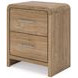 Dayella Warm Natural Brown Panel Bedroom Set