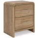 Dayella Warm Natural Brown Panel Bedroom Set