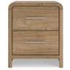 Dayella Warm Natural Brown Panel Bedroom Set