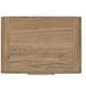 Dayella Warm Natural Brown 2 Drawer Nightstand with USB Charging