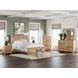 Allihauser Tan Queen Panel Bed