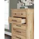 Allihauser Tan 5 Drawer Chest