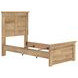 Allihauser Tan Twin Panel Bed
