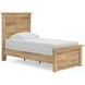 Allihauser Tan Twin Panel Bed