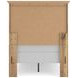Allihauser Tan Twin Panel Bed