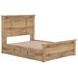 Allihauser Tan Queen Panel Bed with 4 Side Drawer Storage