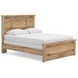 Allihauser Tan Queen Panel Bed