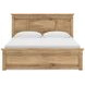 Allihauser Tan King Panel Bed with 2 Side Drawer Storage