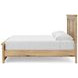 Allihauser Tan King Panel Bed with 2 Side Drawer Storage
