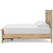 Allihauser Tan King Panel Bed with Storage Footboard