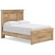 Allihauser Tan Full Panel Bed