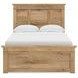 Allihauser Tan Full Panel Bed with 2 Side Drawer Storage