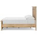 Allihauser Tan Full Panel Bed with 2 Side Drawer Storage