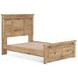Allihauser Tan Full Panel Bed with Storage Footboard