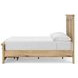 Allihauser Tan Full Panel Bed with Storage Footboard