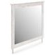 Allihauser Whitewash Rectangular Dresser Mirror