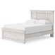 Allihauser Whitewash Queen Panel Bed with 2 Side Drawer Storage