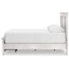Allihauser Whitewash Queen Panel Bed with Storage Footboard
