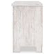 Allihauser Whitewash 2 Drawer Nightstand with USB Charging