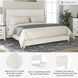 Gerridan White And Gray King Panel Bed