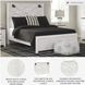 Gerridan White Queen Panel Bed