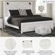 Gerridan White King Panel Bed