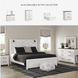 Gerridan White King Panel Bed