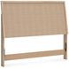 Cielden Brown and Beige Queen Panel Headboard