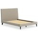Cielden Soft Gray Full Upholstered Panel Bed